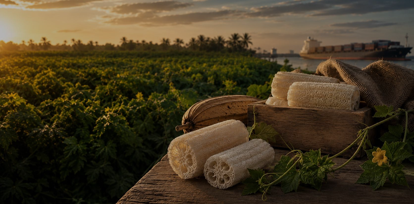Nile-Valley Grown Organic Loofah